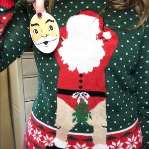 Tipsy Elves naughty santa sweater size S.